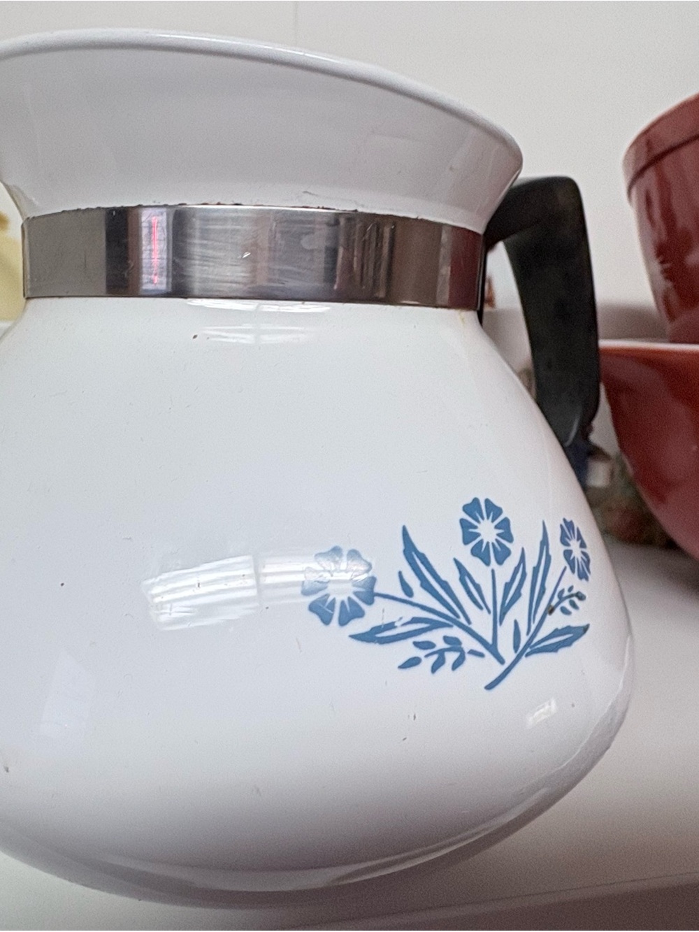Vintage Corningware blue cornflower 6 cup teapot